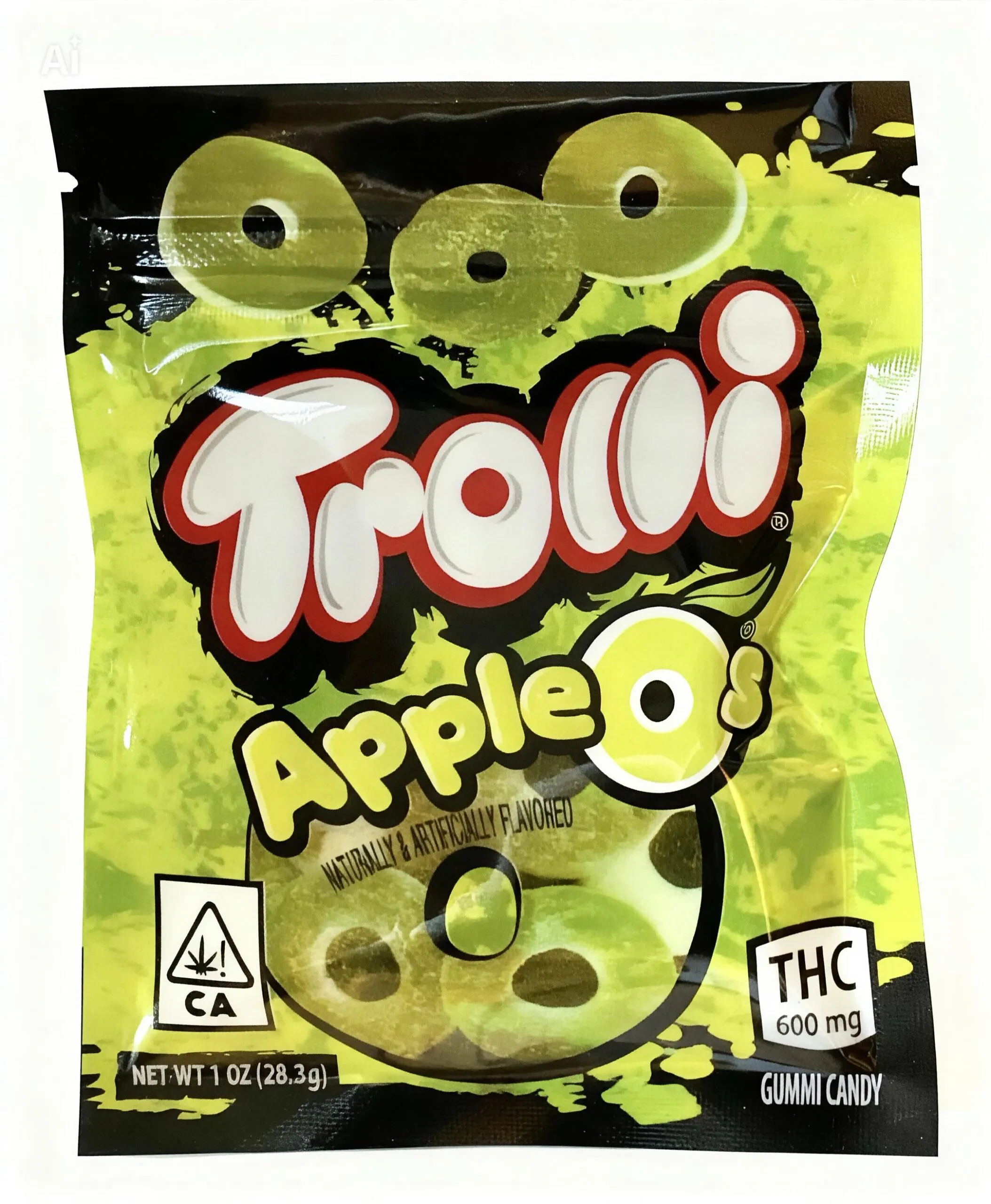 Trolli Gummy Rings Candy - 600mg THC