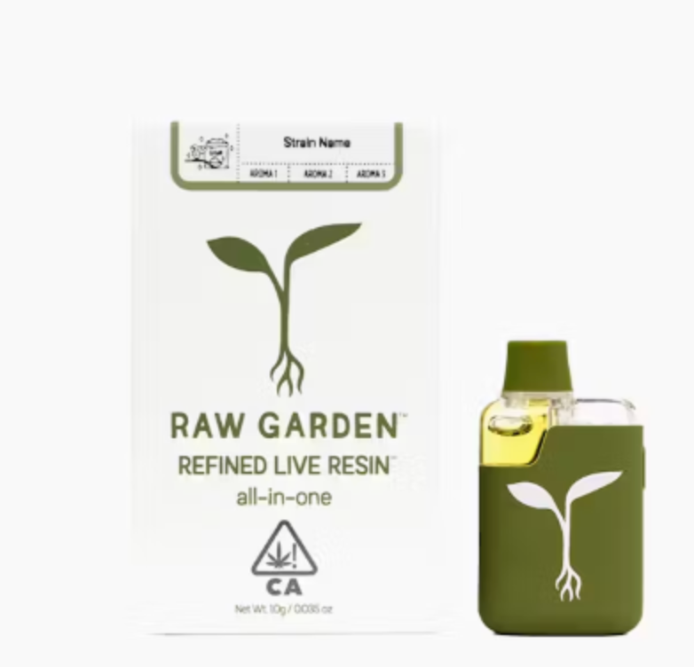 RAW GARDEN Refined Live Resin 2G Vape (Hybrid)